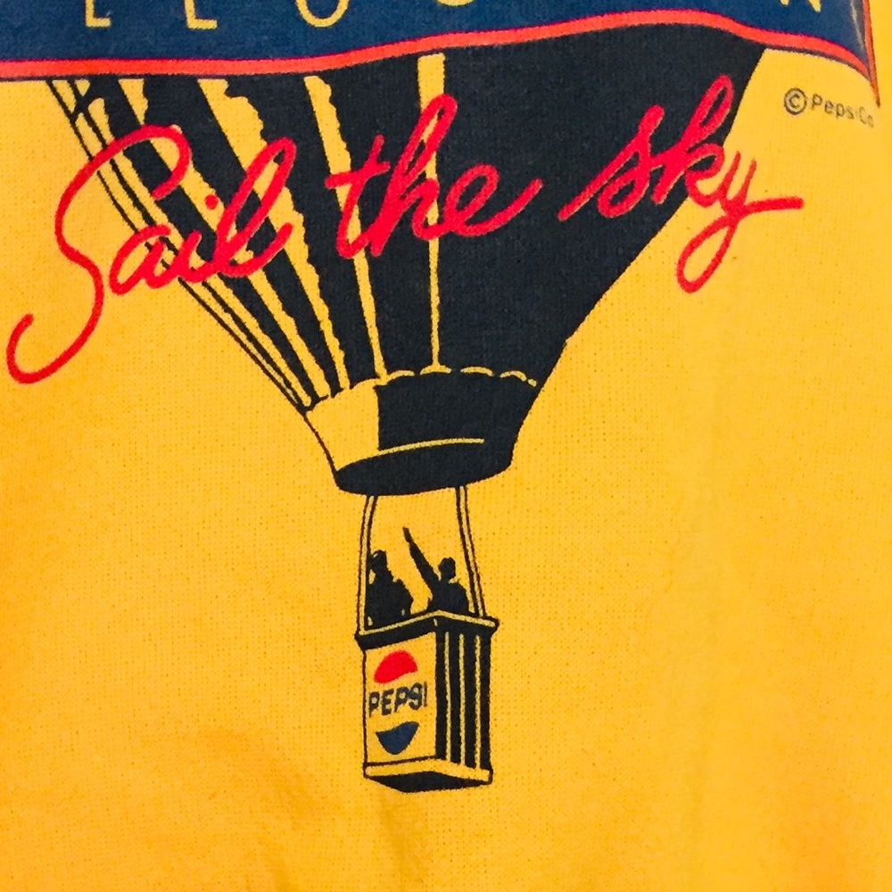 Vintage 1986 Pepsi Hot Air Balloon Sweater - Picture 7 of 7